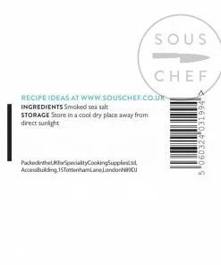 Sous Chef Ingredients Salish Smoked Salt 70g
