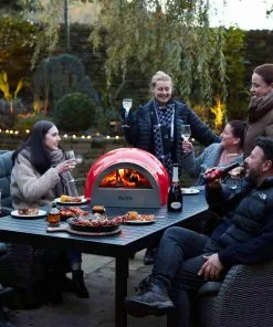 DeliVita Wood Fired Pizza Oven Chilly Red 13 DeliVita Wood Fired Pizza Oven Chilly Red