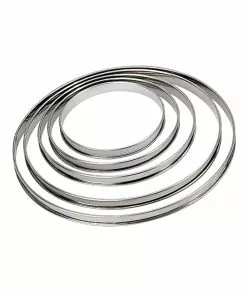 De Buyer Stainless Steel Tart Ring 20cm Cookware 5 De Buyer Stainless Steel Tart Ring 20cm Cookware