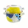 Kapka Cookware Abstract Enamel Mussel Pot 2 Kapka Cookware Abstract Enamel Mussel Pot