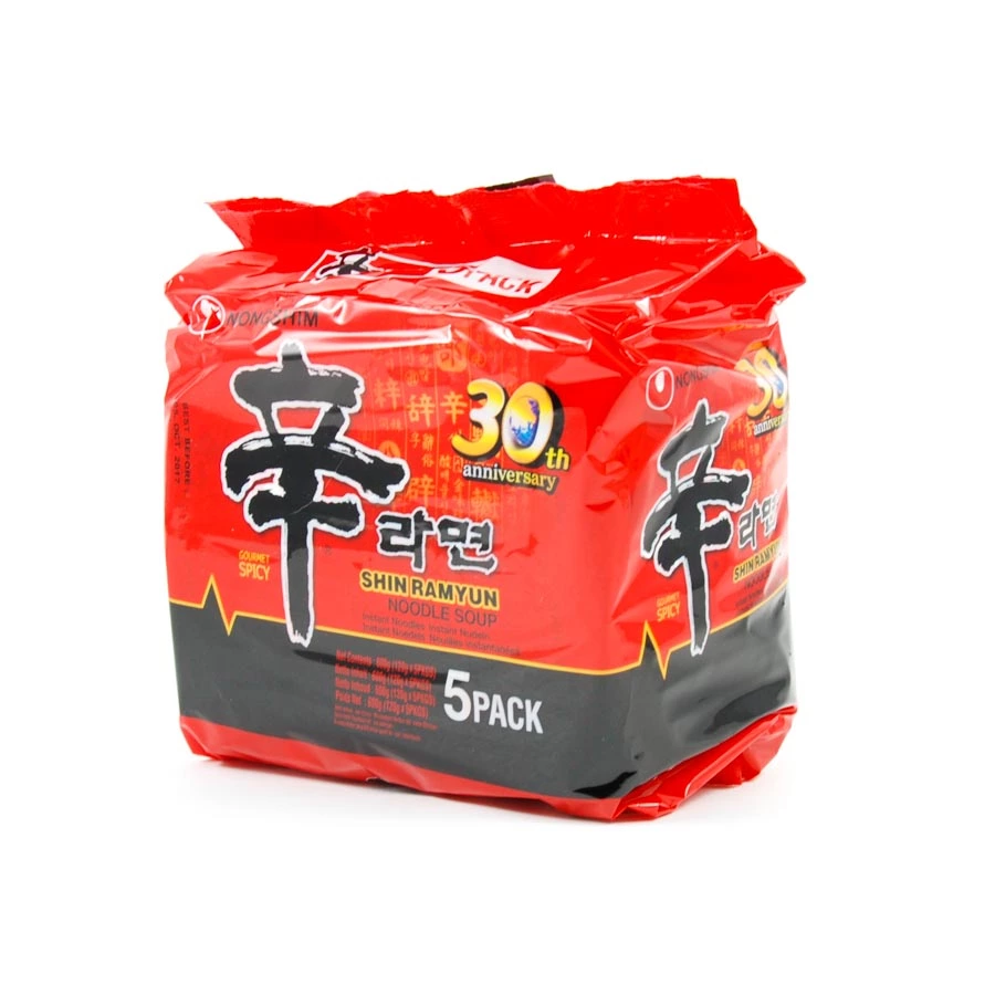 Nogshim Nongshim Shin Ramen Noodles 5 X 120g Ingredients 3 Nogshim Nongshim Shin Ramen Noodles 5 X 120g Ingredients