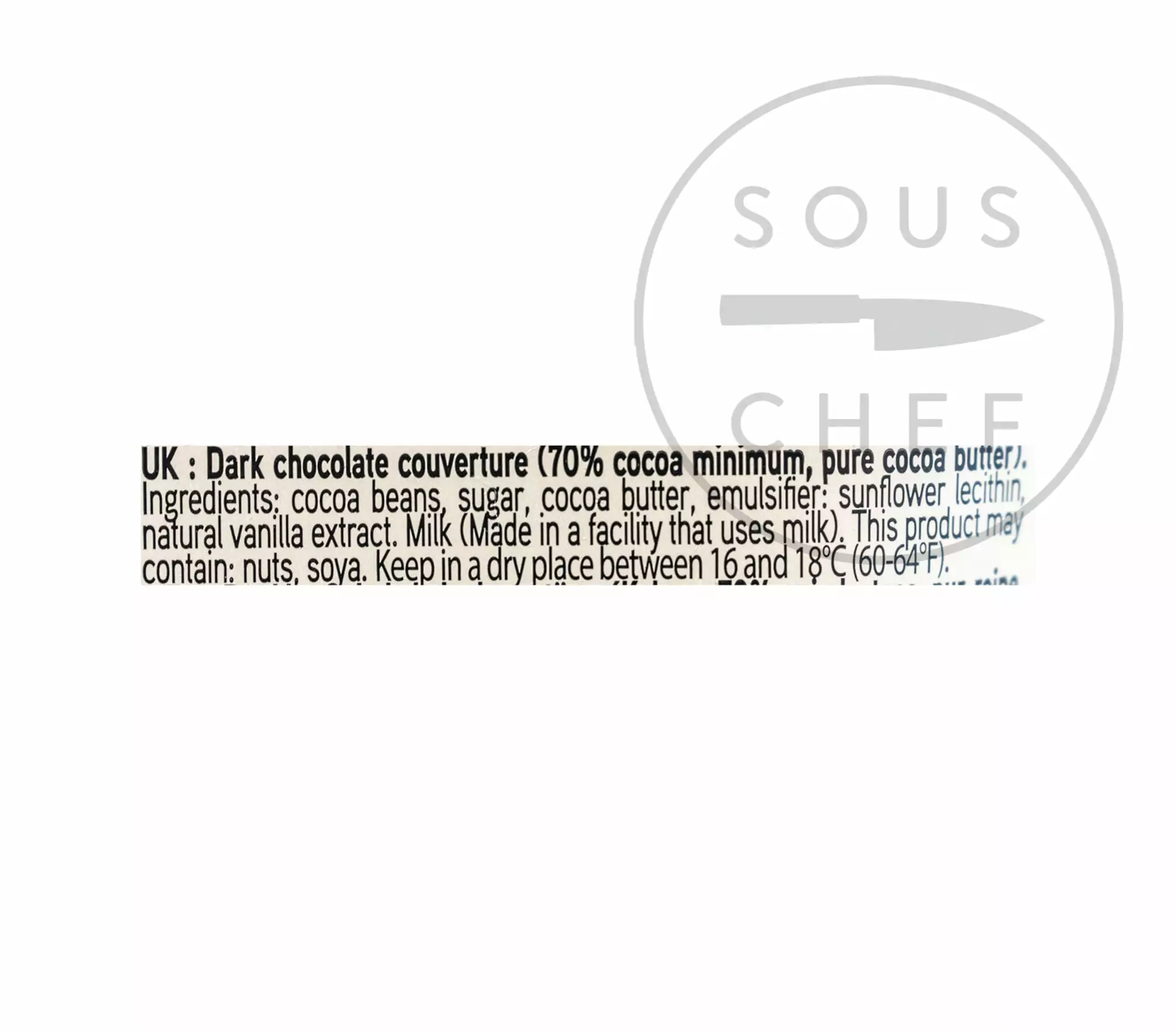 Valrhona Guanaja 70% Dark Chocolate Chips 7 Valrhona Guanaja 70% Dark Chocolate Chips