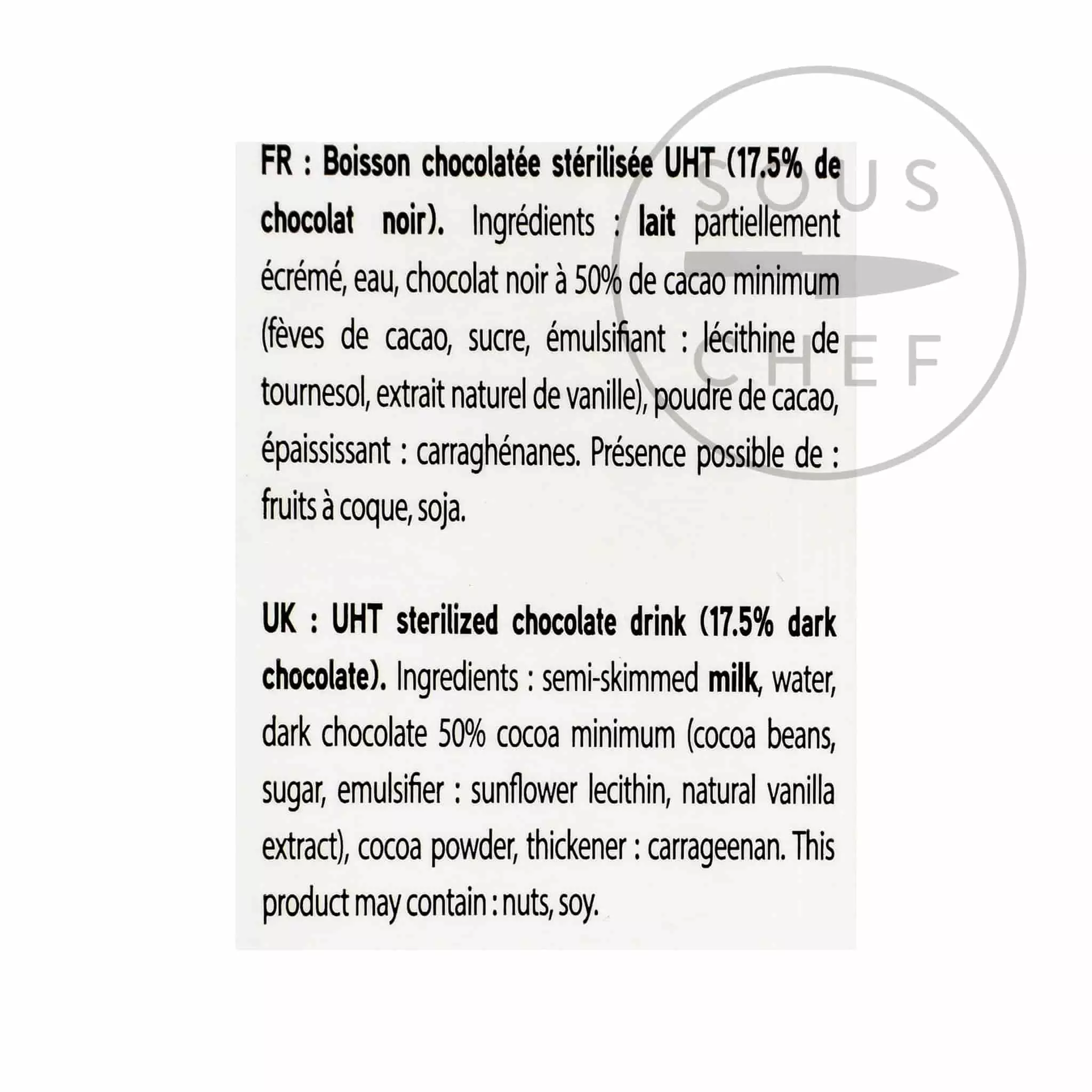 Valrhona Celaya Liquid Hot Chocolate 1 Litre 4 Valrhona Celaya Liquid Hot Chocolate 1 Litre