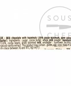 Valrhona Azelia 35% Milk Chocolate Chips 250g