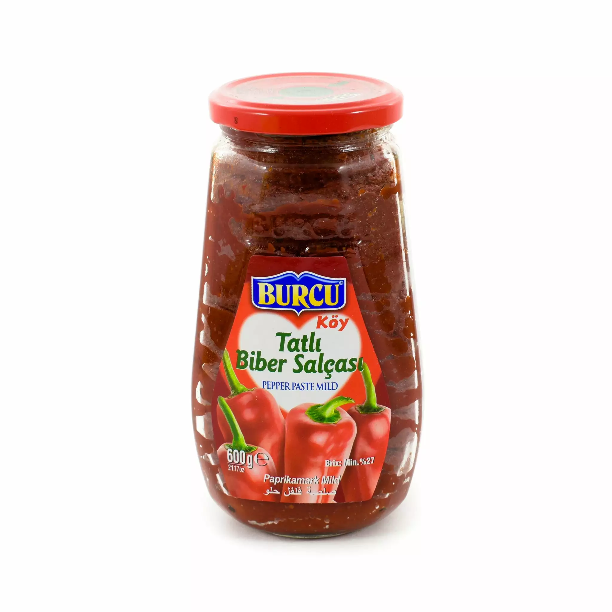 Burcu Ingredients Turkish Mild Pepper Paste - Biber Salcasi 600g 3 Burcu Ingredients Turkish Mild Pepper Paste - Biber Salcasi 600g
