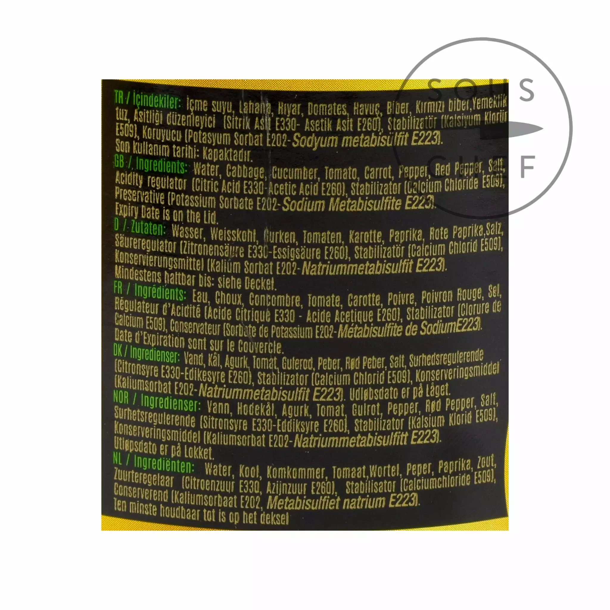 Yaren Turkish Mixed Pickles 700g 5 Yaren Turkish Mixed Pickles 700g