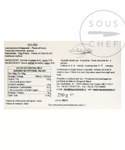 Ingredients Pasta Di Aldo Filini Egg Pasta 250g 7 Ingredients Pasta Di Aldo Filini Egg Pasta 250g