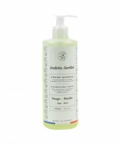 Household & Cleaning Andree Jardin Organic Olive Oil Washing Up Liquid - Sage And Basil 500ml