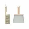 Andree Jardin Natural Fibre & Beech Hand Brush & Dustpan - Grey Cookware 2 Andree Jardin Natural Fibre & Beech Hand Brush & Dustpan - Grey Cookware