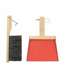 Andree Jardin Hand Brush & Dustpan Set - Red