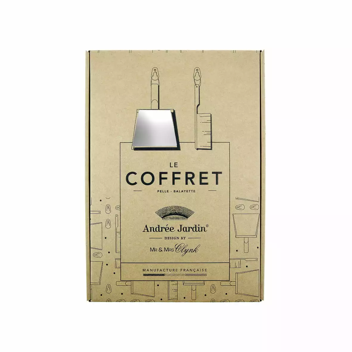 Andree Jardin Hand Brush & Dustpan Set - Red 4 Andree Jardin Hand Brush & Dustpan Set - Red