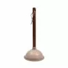Andree Jardin Toilet Plunger - Ash Wood & Natural Rubber