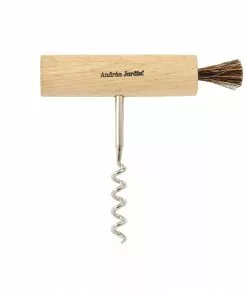 Cookware Andree Jardin Oak Corkscrew With Horsehair Brush