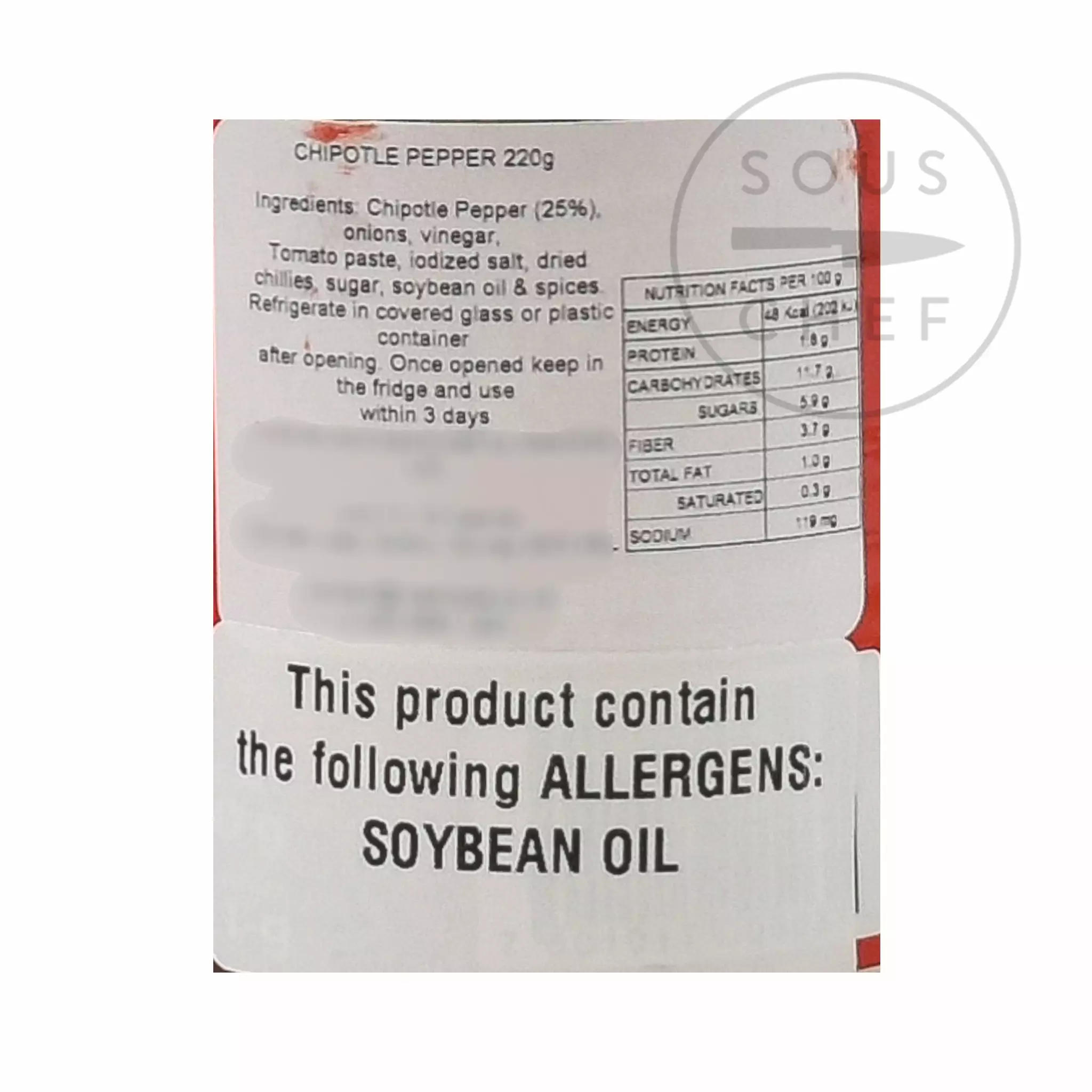 La Costena Chipotle Peppers In Adobo Sauce 220g 4 La Costena Chipotle Peppers In Adobo Sauce 220g