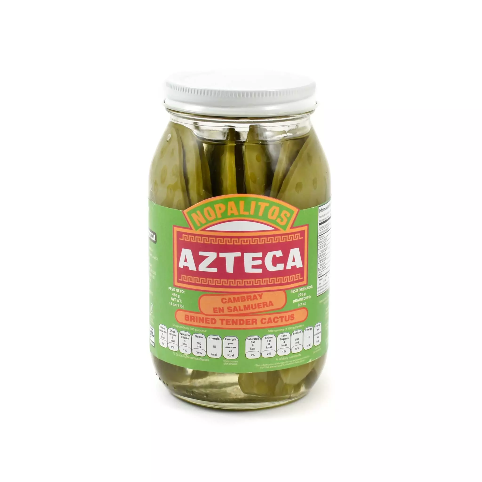 Azteca Cambray Whole Cactus Leaves 460g 3 Azteca Cambray Whole Cactus Leaves 460g