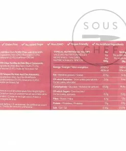 Blanco Niño Blue Corn Tortilla With Ancient Grain 170g Ingredients