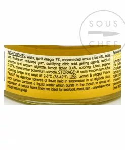 Christine Le Tennier Lemon & Pepper Flavour Pearls Ingredients