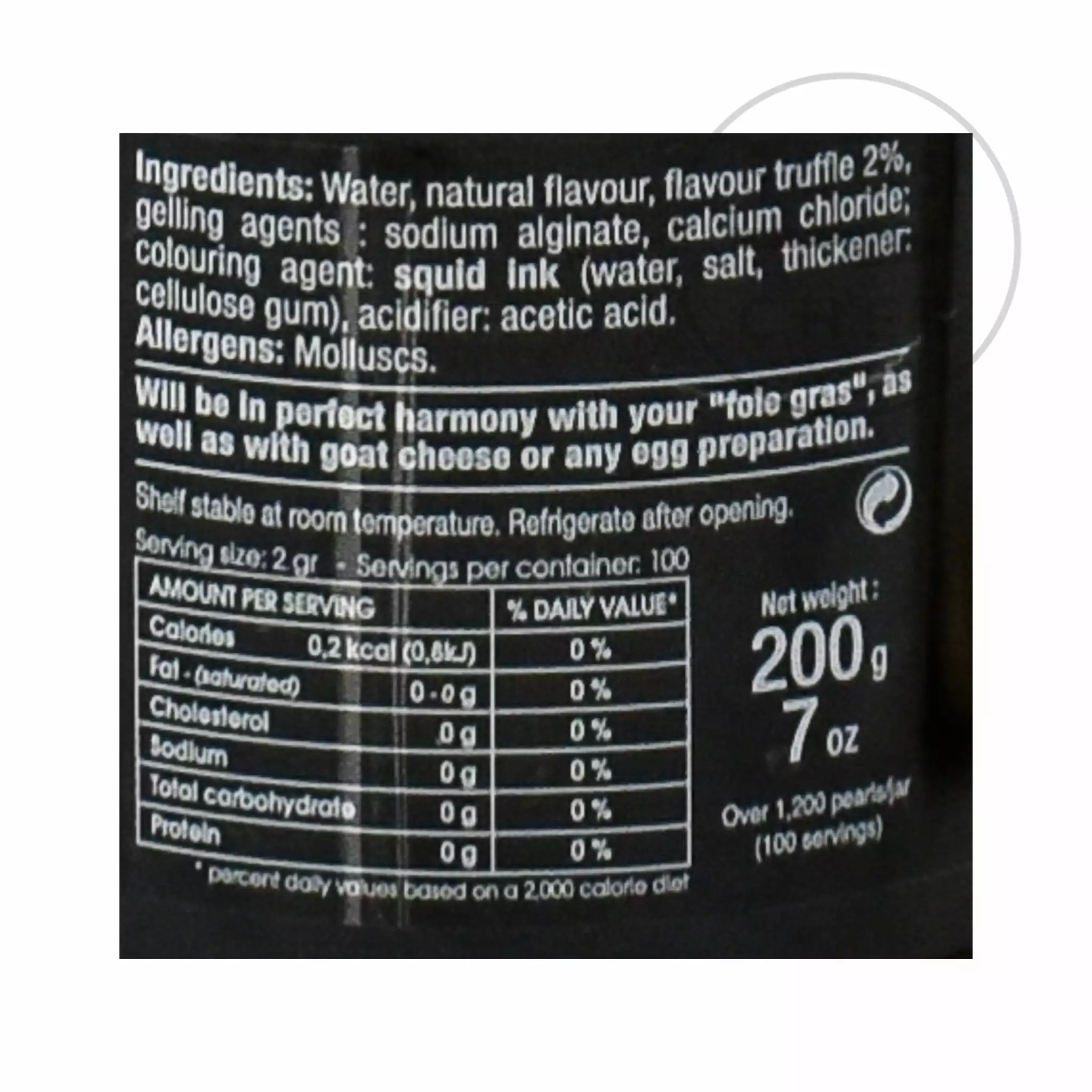 Christine Le Tennier Ingredients Truffle Flavour Pearls 8 Christine Le Tennier Ingredients Truffle Flavour Pearls