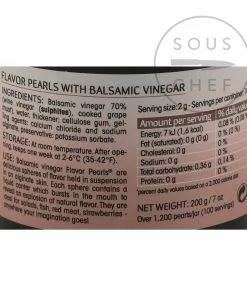 Christine Le Tennier Ingredients Balsamic Vinegar Flavour Pearls