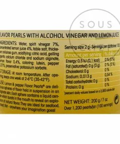 Christine Le Tennier Lemon & Pepper Flavour Pearls Ingredients 12 Christine Le Tennier Lemon & Pepper Flavour Pearls Ingredients