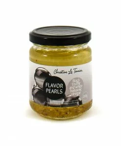 Christine Le Tennier White Balsamic And Black Truffle Flavor Pearls Ingredients