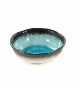 Kiji Stoneware & Ceramics Turquoise Glaze Bowl 12cm Dia X 4cm High Tableware
