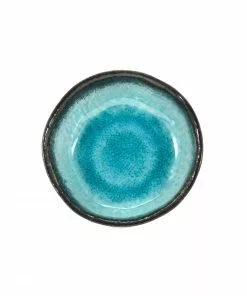 Kiji Stoneware & Ceramics Turquoise Glaze Bowl 12cm Dia X 4cm High Tableware