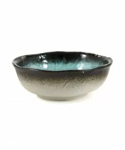 Kiji Stoneware & Ceramics Turquoise Glaze Bowl 12cm Dia X 4cm High Tableware