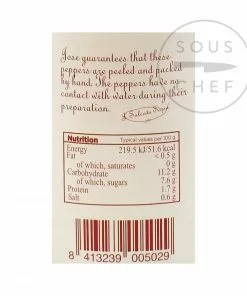 Navarrico Ingredients Piquillo Pepper Strips 390g 11 Navarrico Ingredients Piquillo Pepper Strips 390g