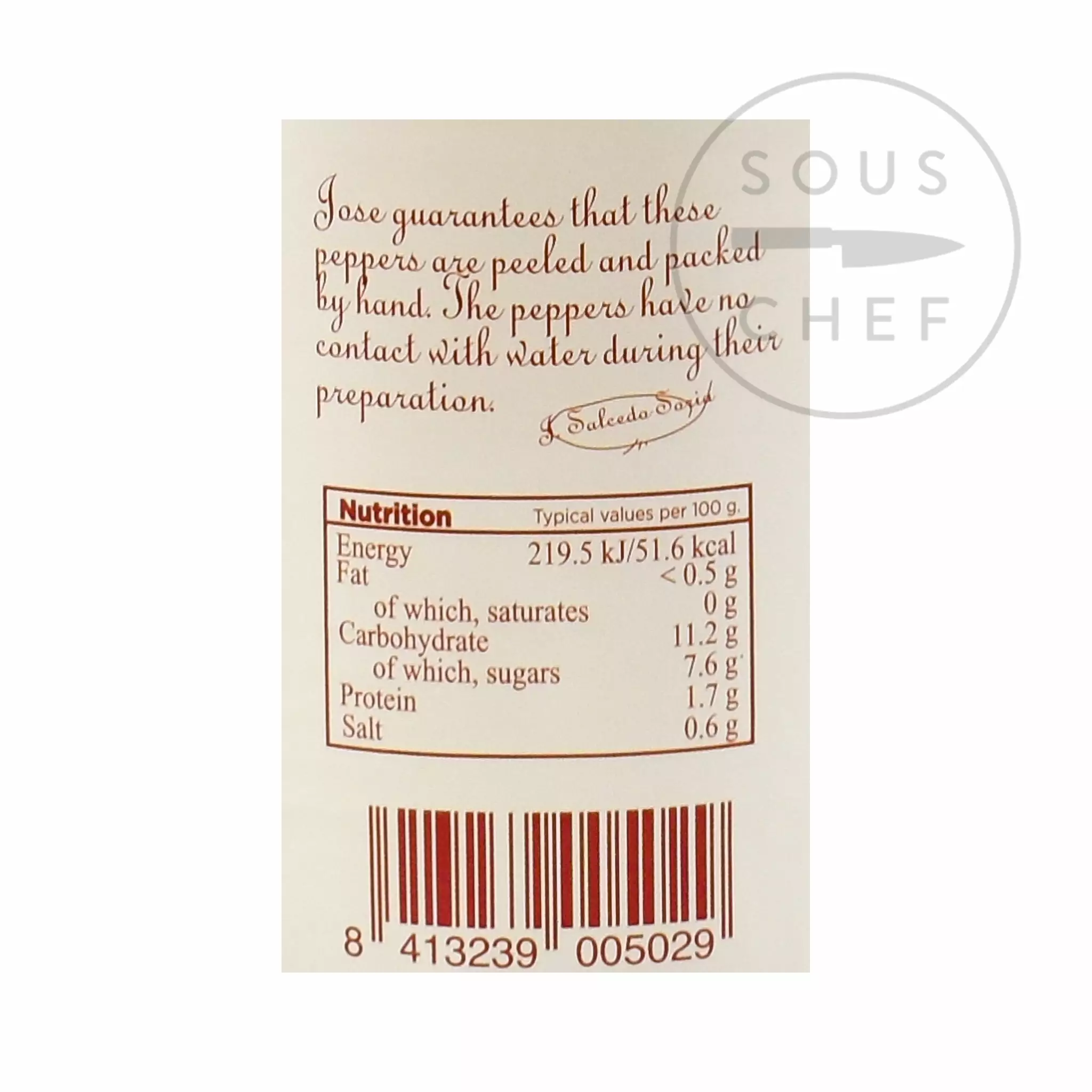 Navarrico Ingredients Piquillo Pepper Strips 390g 7 Navarrico Ingredients Piquillo Pepper Strips 390g