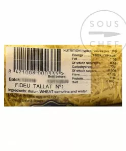 Sanmarti Ingredients Fideo Noodles 250g