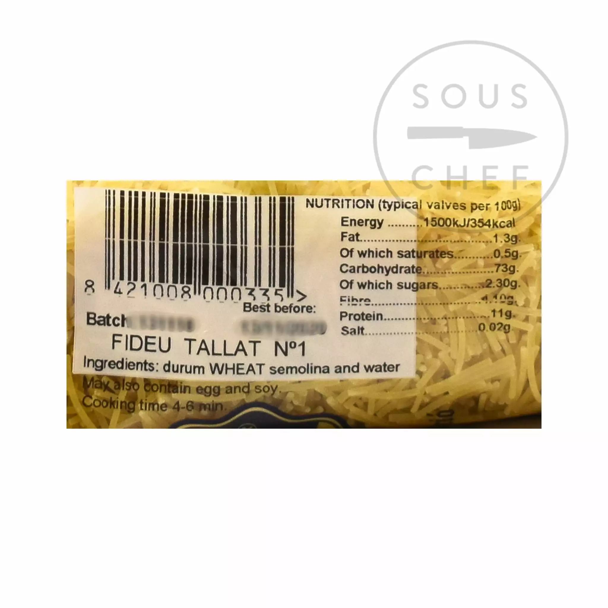 Sanmarti Ingredients Fideo Noodles 250g 4 Sanmarti Ingredients Fideo Noodles 250g