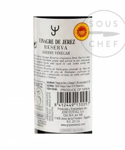 Valdespino Cask-Aged Sherry Vinegar DOP 250ml Ingredients