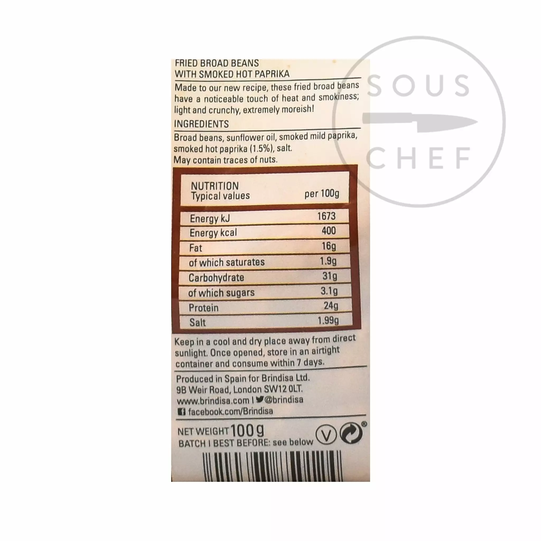 Brindisa Habas Picantes, Hot & Spicy Broad Beans 100g 4 Brindisa Habas Picantes, Hot & Spicy Broad Beans 100g