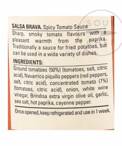 Brindisa Salsa Brava, Spicy Tomato Sauce 315g Ingredients 7 Brindisa Salsa Brava, Spicy Tomato Sauce 315g Ingredients