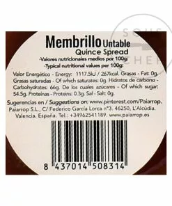 Paiarrop Valencia Quince Paste 140g