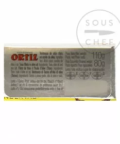 Ortiz Atun Claro Belly In Olive Oil - Ventresca 110g Ingredients