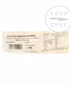 La Baturrica Blanched, Skinless Marcona Almonds 1kg