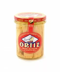 Ortiz Bonito Tuna Fillets In Olive Oil In Glass Jar 220g