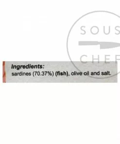 Conservas Catrineta Catrineta Smoked Sardines 81g Ingredients