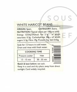 Ingredients Brindisa Epic Alubia Beans In Cloth Sack 500g