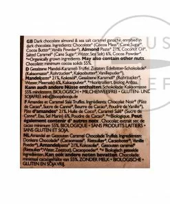 Booja Booja Almond Salted Caramel Truffles 92g Ingredients 7 Booja Booja Almond Salted Caramel Truffles 92g Ingredients
