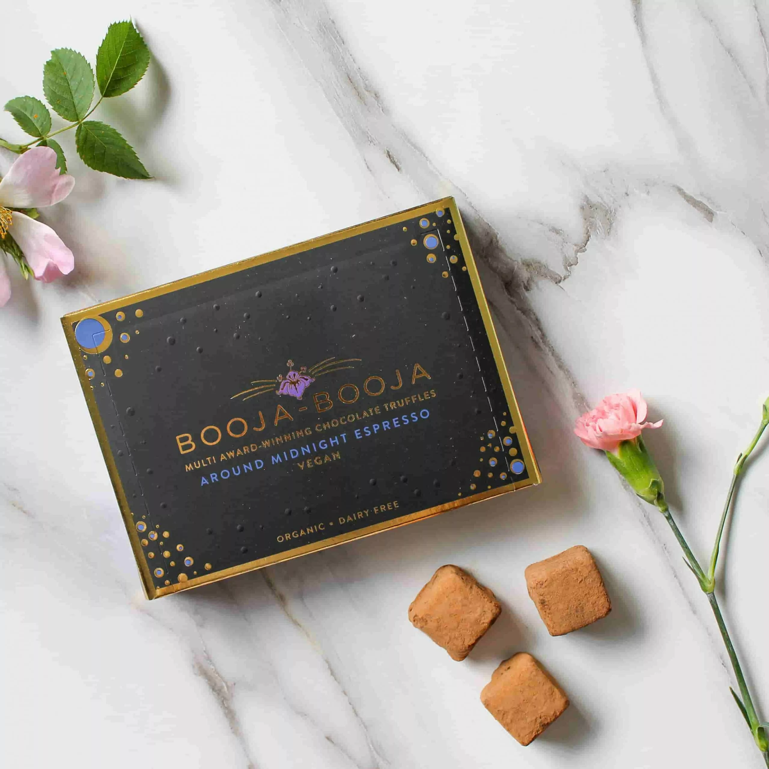 Ingredients Booja Booja Around Midnight Espresso Truffles 92g 4 Ingredients Booja Booja Around Midnight Espresso Truffles 92g