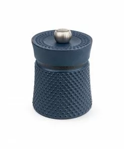 Peugeot Bali Fonte Cast Iron Pepper Mill Blue 8cm Cookware