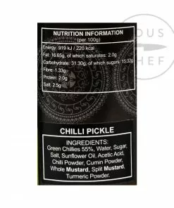 Ferns' Chilli Pickle 380g Ingredients 7 Ferns' Chilli Pickle 380g Ingredients