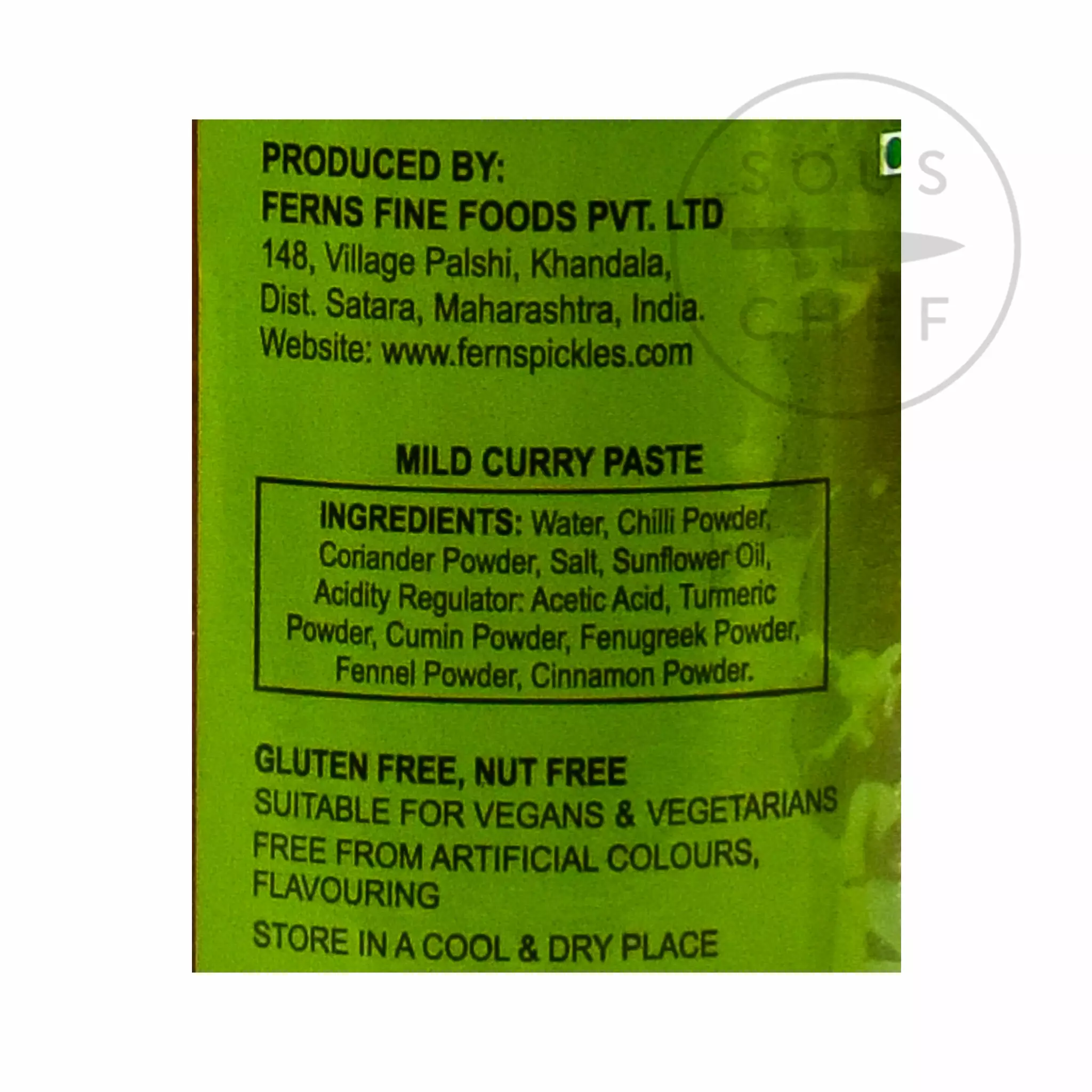 Ferns' Medium Curry Paste 380g 5 Ferns' Medium Curry Paste 380g