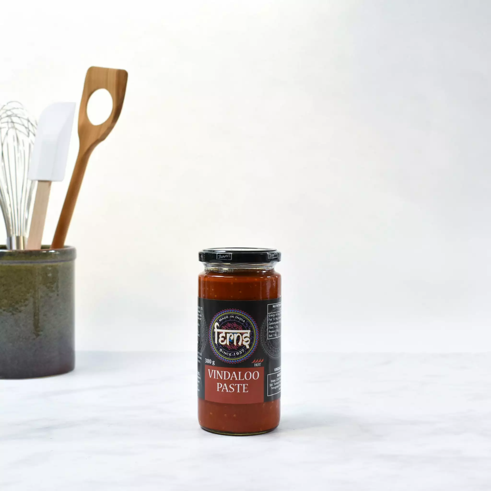 Ferns' Vindaloo Paste 380g Ingredients 4 Ferns' Vindaloo Paste 380g Ingredients