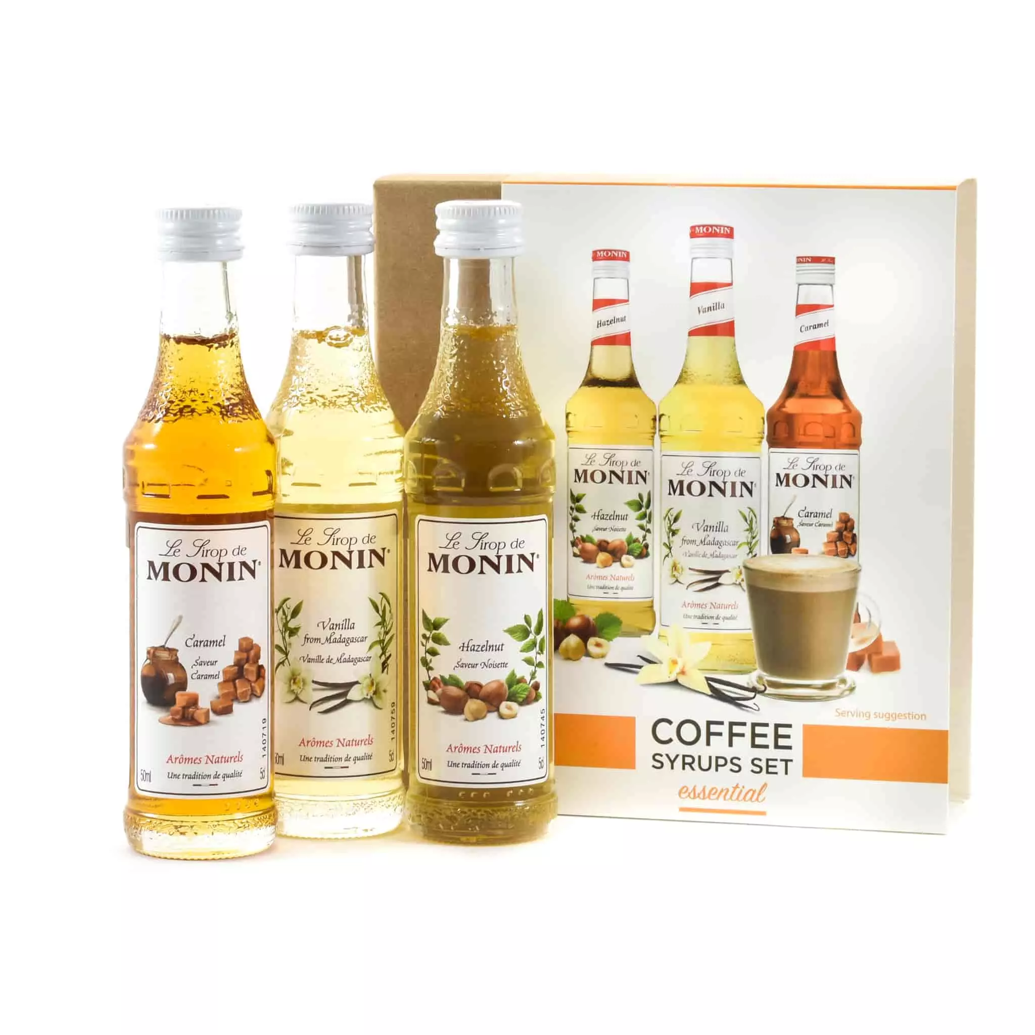 Monin Coffee Syrup Set 4 Monin Coffee Syrup Set