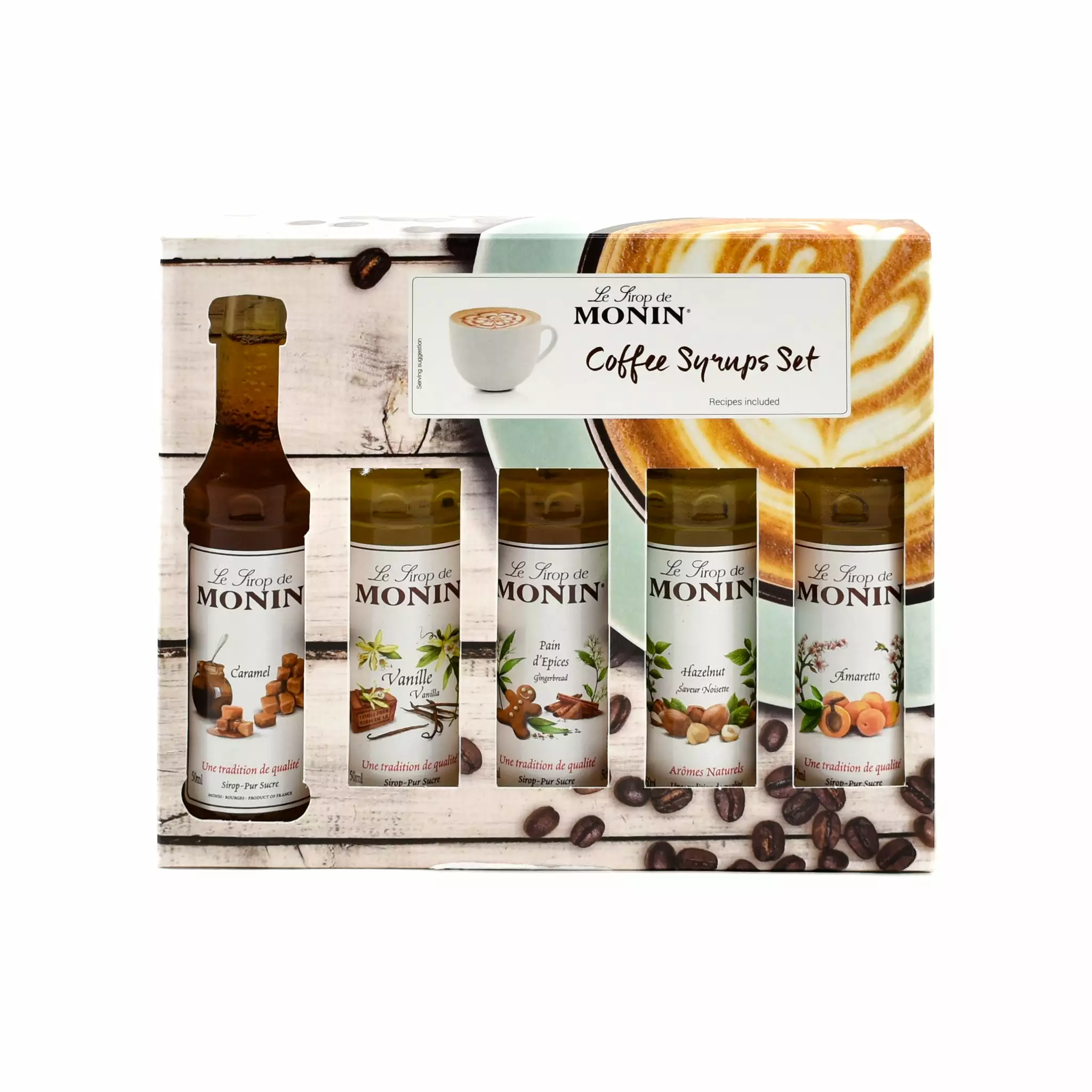 Monin Coffee Syrup Set 3 Monin Coffee Syrup Set