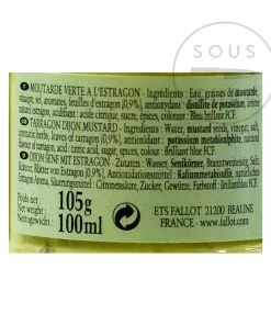 Fallot Dijon Mustard With Tarragon 105g